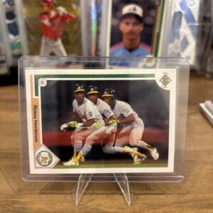 1991 Upper Deck Rickey Henderson #444 Oakland Athletics
