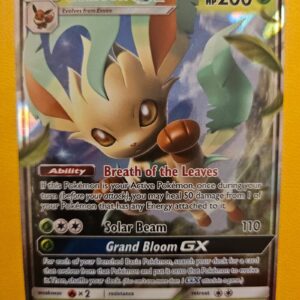 2018 Pokemon Ultra Prism Leafeon GX #13/156 Holofoil