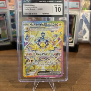 2024 Pokemon Stellar Crown Galvantula ex #168/142 Special Illustration Rare CGC Gem Mint 10