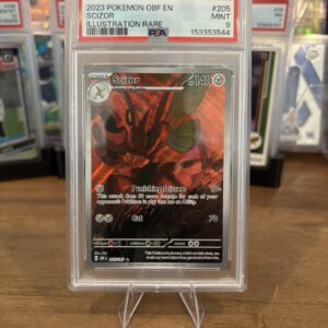 2023 Pokemon Obsidian Flames Scizor #205/197 Illustration Rare PSA 9