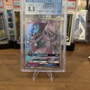 2019 Pokemon Hidden Fates Mewtwo GX #31/68 Holofoil CGC 8.5 NM/Mint+