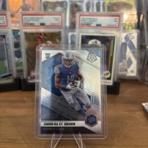 2021 Panini Mosaic Football Amon-Ra St. Brown #328 Rookie RC Detroit Lions