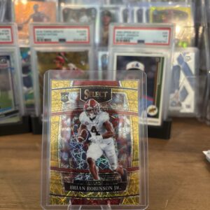 2022 Panini Select Draft Picks Brian Robinson Jr. #84 Gold Prizm Concourse RC