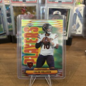 2025 Topps Chrome Power Players Caleb Williams #PP-7 Refractor Chicago Bears
