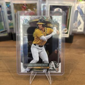 2025 Bowman Chrome Shotaro Morii #BCP-170 Mojo Refractor 1st Bowman Oakland Athletics