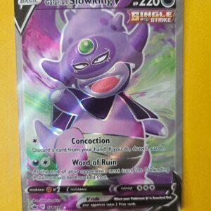 2021 Pokemon Chilling Reign Galarian Slowking V #178/198 Full Art Holofoil