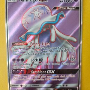 2017 Pokemon Crimson Invasion Nihilego GX #103/111 Full Art Holofoil