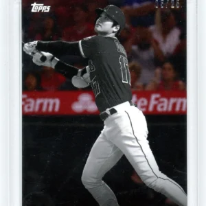 2020 Topps Black & White Shohei Ohtani Angels Color Background Parallel #05/25 Card #6B RARE CARD!