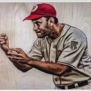 Jimmy Dugan "A League Of Their Own" 8x11 Print Signed by Artist Lauren Taylor LIMITED EDITION