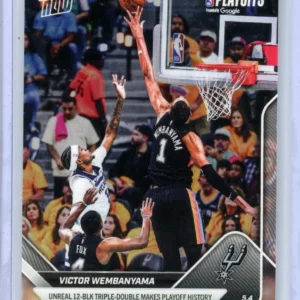 2026 Topps Now Victor Wembanyama San Antonio Spurs Playoffs May 4th SP P/R: 6119