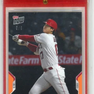 2021 Topps Now Shohei Ohtani Angels Orange Parallel #5/5 RCG 10 Jewel RARE CARD!