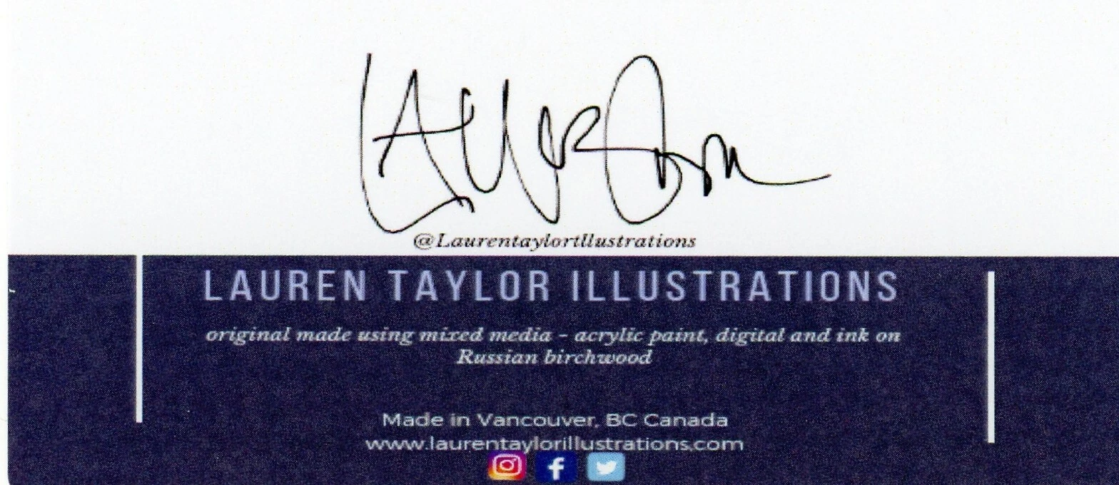 Serena Williams Tennis Player 8x10 Fine Art Print Autographed by Artist Lauren Taylor Limited Edition - Image 2