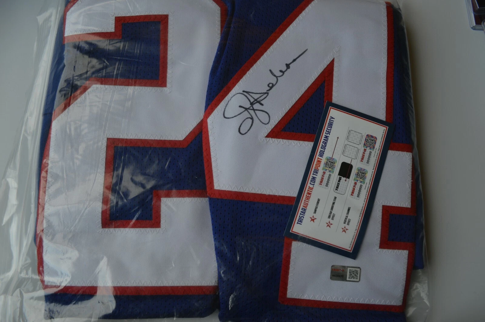 Ottis Anderson New York Giants Super Bowl MVP RB Autographed Jersey w/Stitched Name/Numbers - Image 2
