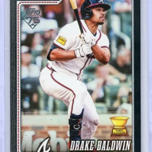 2026 Topps Series 2 Drake Baldwin Atlanta Braves Rookie Cup Black Holo Foil #4/10