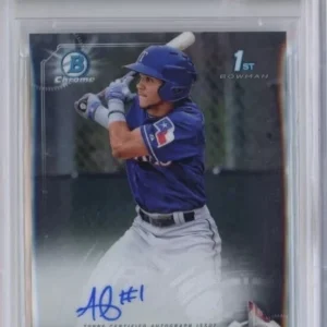 2017 Bowman Chrome Anderson Tejeda Rangers 1st Bowman Autograph BGS 9.5/10 Auto