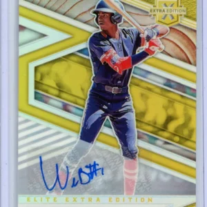 2020 Panini Elite Extra Edition Werner Blakely LA Angels Gold Opti-Chrome Autograph #01/10