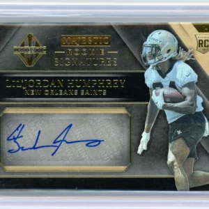 2019 Panini Majestic LiL'Jordan Humphrey New Orleans Saints Rookie Signatures Gold #18/49
