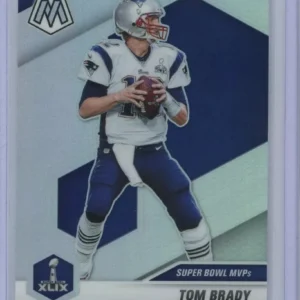 2021 Panini Mosaic Tom Brady New England Patriots Silver Prizm SB MVPs Card #283