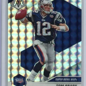2021 Panini Mosaic Tom Brady New England Patriots Mosaic Prizm SB MVPs Card #281