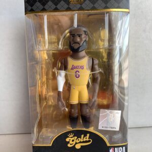 LeBron James Los Angeles Lakers Gold Funko Premium Vinyl Collectible Figurine Limited Edition