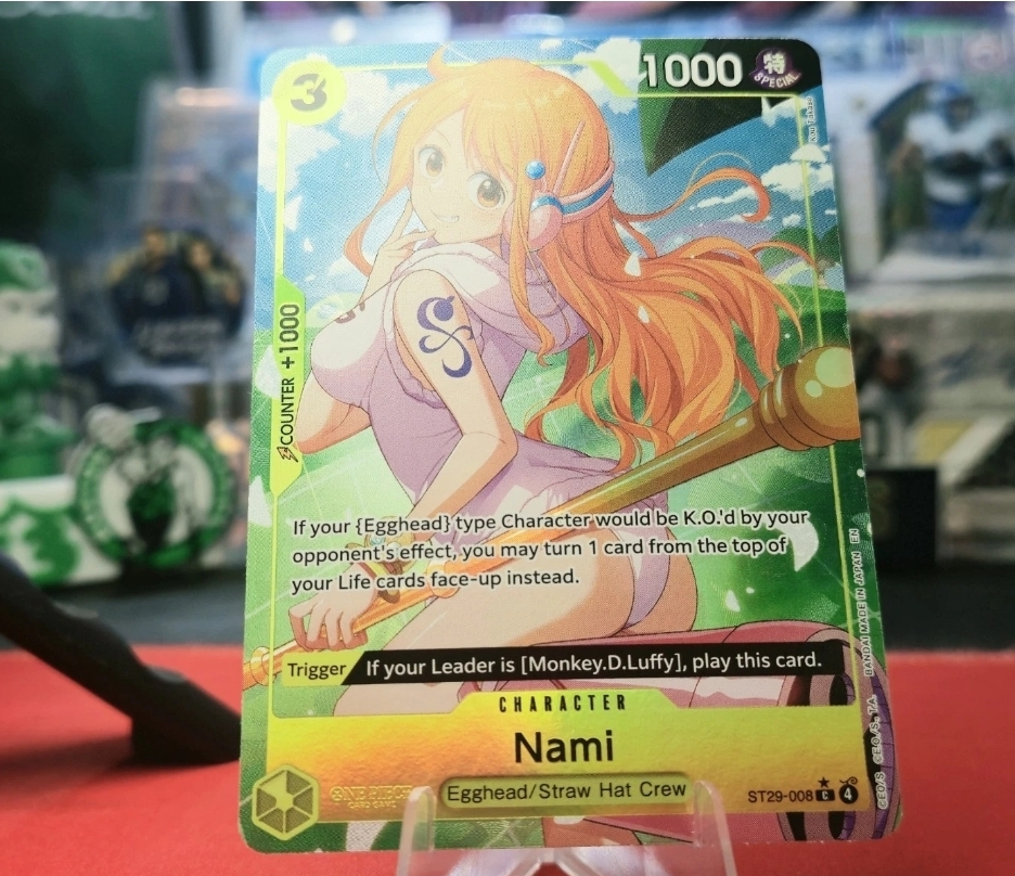 2024 One Piece Card Game Nami ST29-008 Special Alternate Art - Image 4
