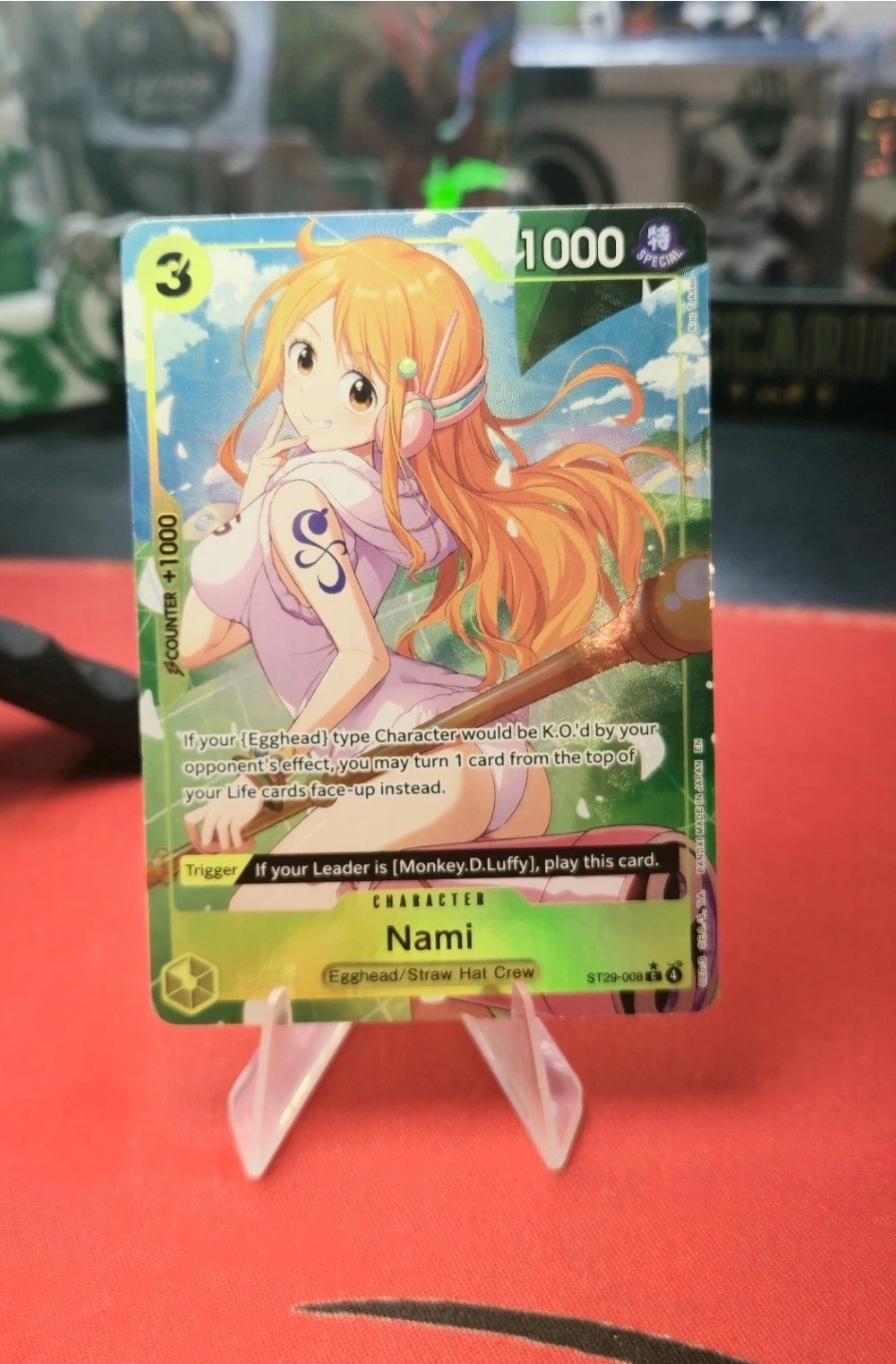 2024 One Piece Card Game Nami ST29-008 Special Alternate Art - Image 5