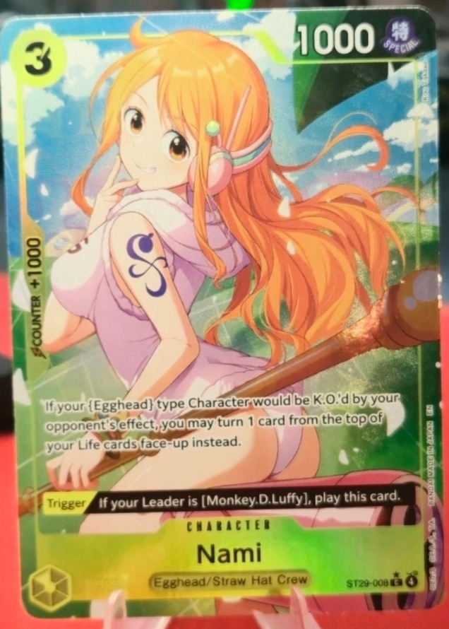 2024 One Piece Card Game Nami ST29-008 Special Alternate Art