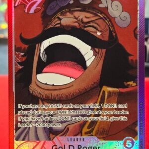 One Piece Card Game Gol.D.Roger #OP13-003 Leader Holofoil