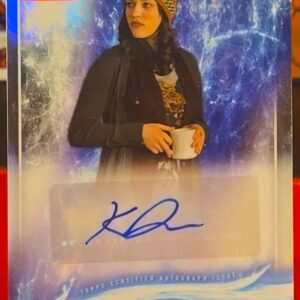 2025 Topps Marvel Studios Chrome Kat Dennings as Darcy Lewis #AA-KD Autograph Refractor – Thor