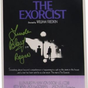 Linda Blair Autographed Exorcist 11x17 Movie Poster Print Horror
