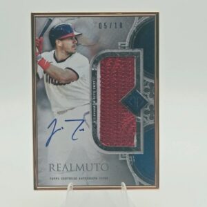J.T. Realmuto /10 Patch Auto 2023 Topps Transcendent Collection