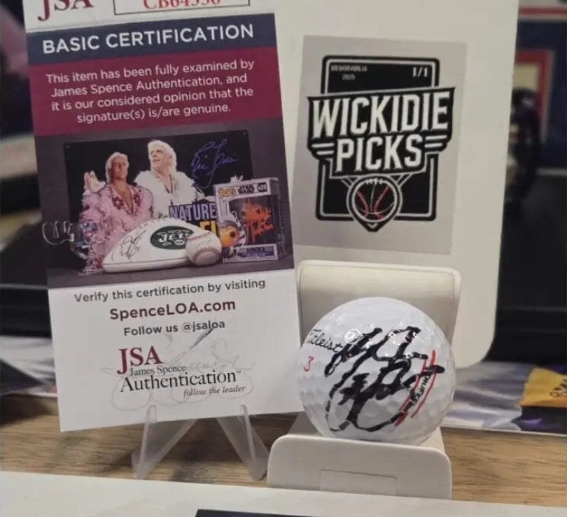 Rickie Fowler Signed Golf Ball JSA Authentication - Image 2