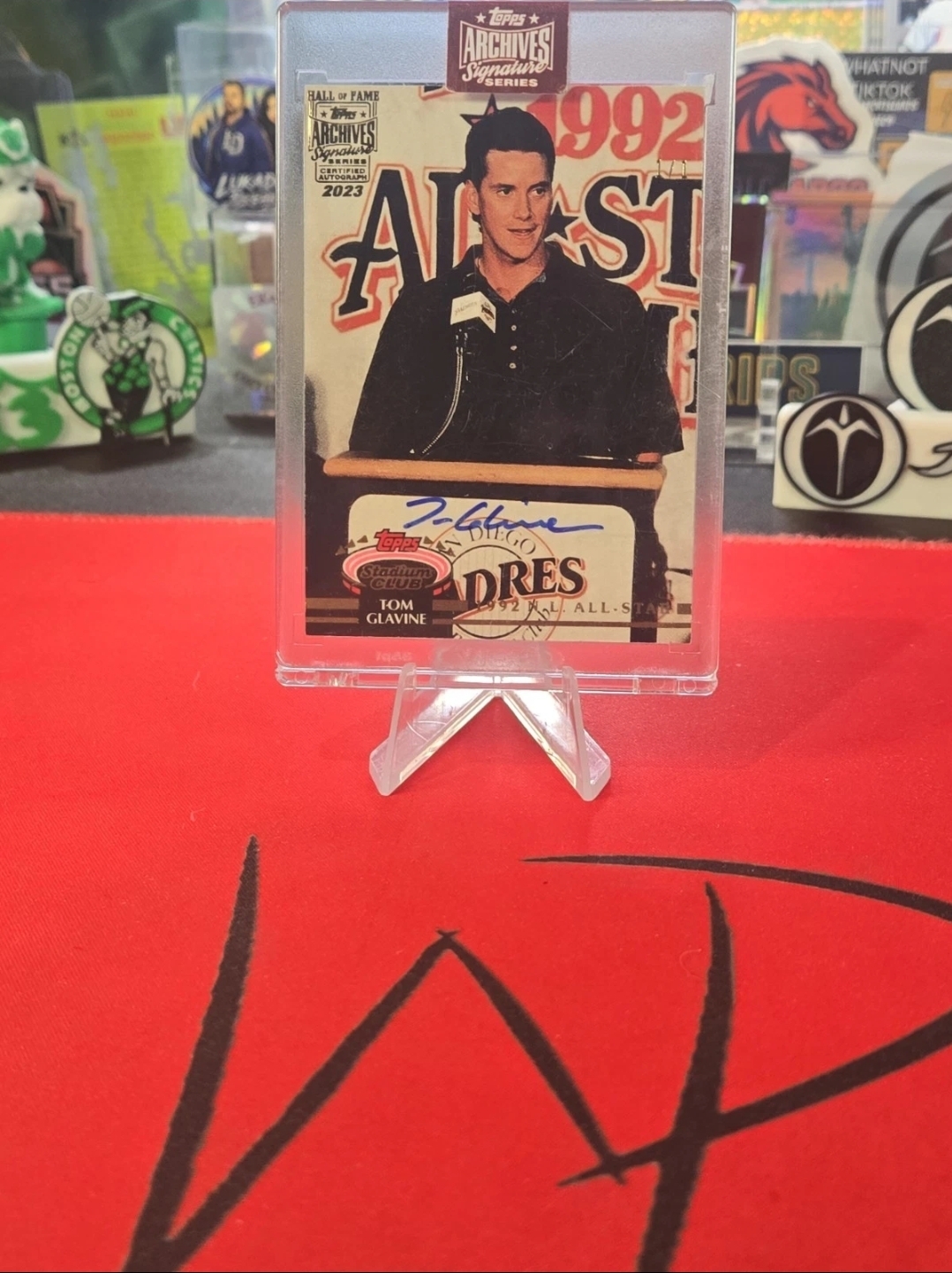 2023 Topps Archives Signature Series Tom Glavine #106 Hall of Fame Certified Autograph 1992 All-Star Game /1 - Image 3