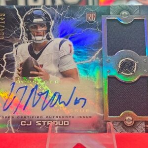 2024 Topps Composite CJ Stroud #RAUPA-CJS Resurgence Amped Up Patch Autograph RC /149