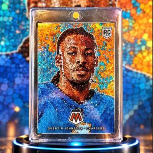 2023 Panini Mosaic Football Quentin Johnston Micro Mosaic Prizm #MM-8 Rookie RC