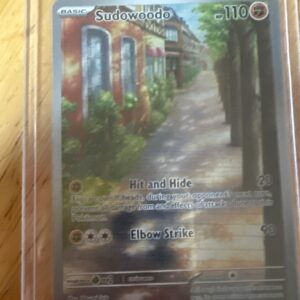 2023 Pokemon Paldea Evolved Sudowoodo #213/193 Illustration Rare