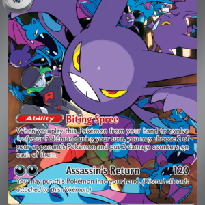 2025 Pokemon Destined Rivals Team Rocket's Crobat ex #234/182 Special Illustration Rare