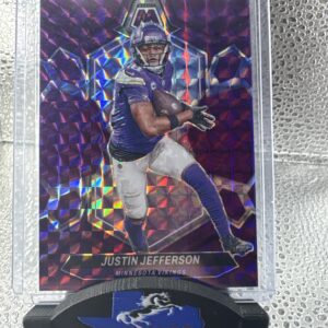 2024 Panini Mosaic Football Justin Jefferson #143 Prizm /49