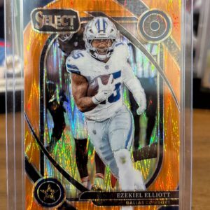2024 Panini Select Football Ezekiel Elliott #256 Orange Prizm /399 Club Level