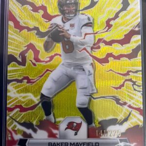 2025 Topps Resurgence Baker Mayfield yellow surge /225