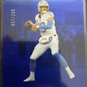 2024 Panini Prestige Football Justin Herbert #164 Xtra Points Blue 057/299