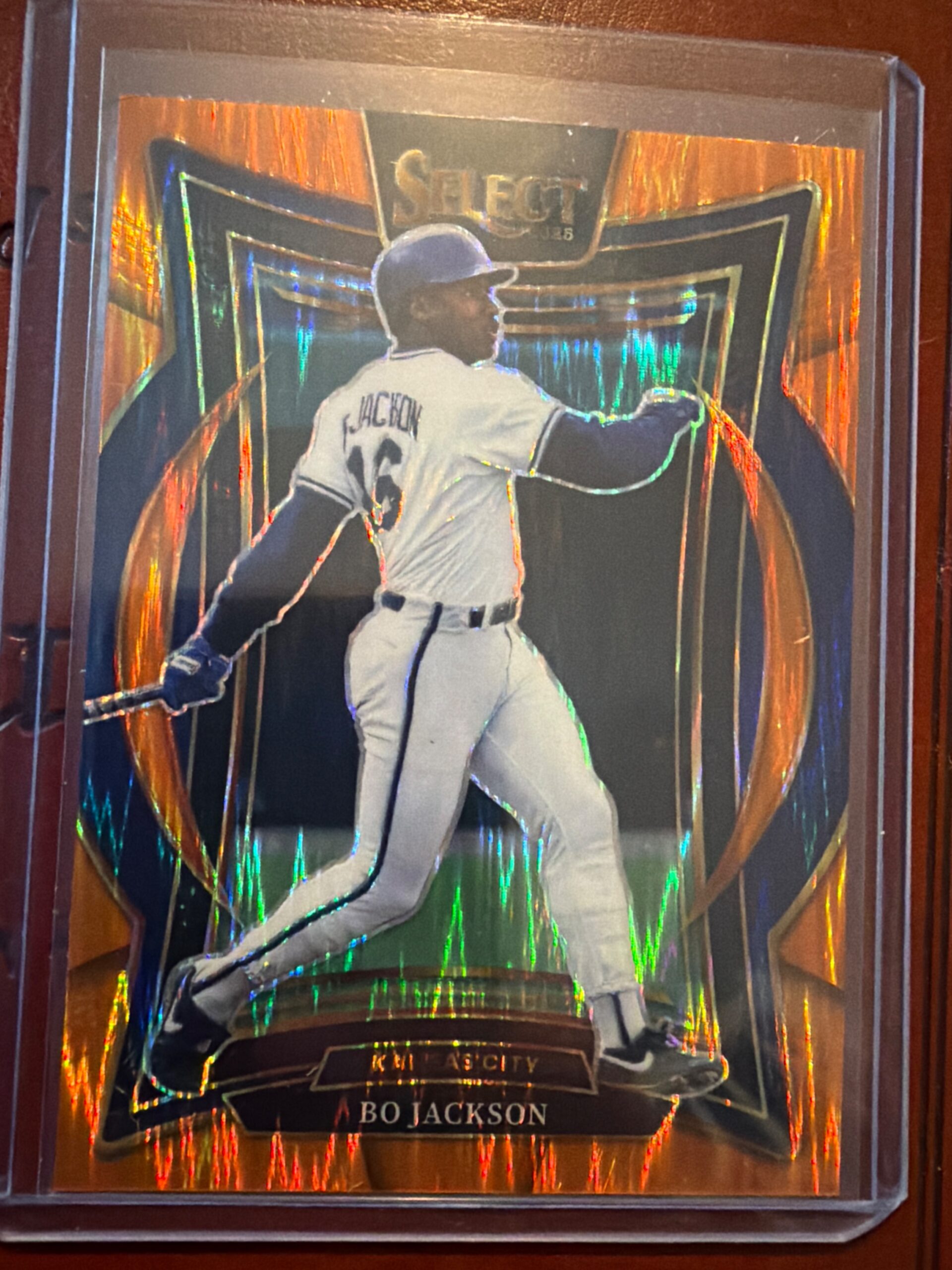 2025 Panini Select Baseball Bo Jackson #13 Prizm Concourse Kansas City - Image 2