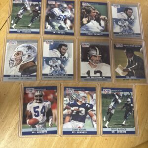 NFL Pro Set Cowboys Lot