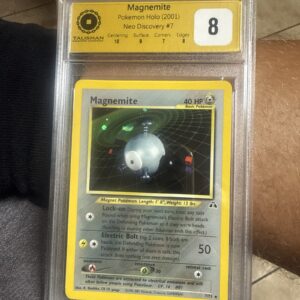 2001 Pokemon Neo Discovery Magnemite #7/75 Holofoil - Talisman Graded 8