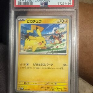2023 Pokemon SV-P JP Pikachu #120/SV-P Promo Gym Event Campaign PSA 9 Mint