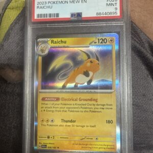 2023 Pokemon MEW Raichu #026/165 Holofoil PSA 9 Mint