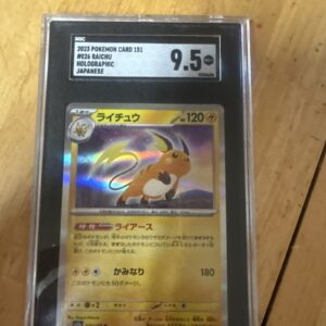 2023 Pokemon Card 151 Raichu #026/165 Holographic Japanese SGC 9.5
