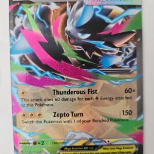 2025 Pokemon Prismatic Evolutions Mega Zeraora ex #027/084 Holofoil