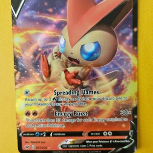 2020 Pokemon Sword & Shield Victini V #025/202 Full Art Holofoil