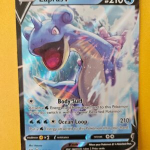2020 Pokemon Sword & Shield Lapras V #049/202 Holofoil